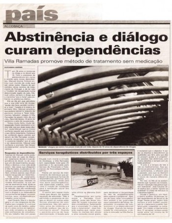 Abstinência e diálogo curam dependências