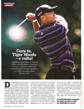 Cura-te Tiger Woods e volta!